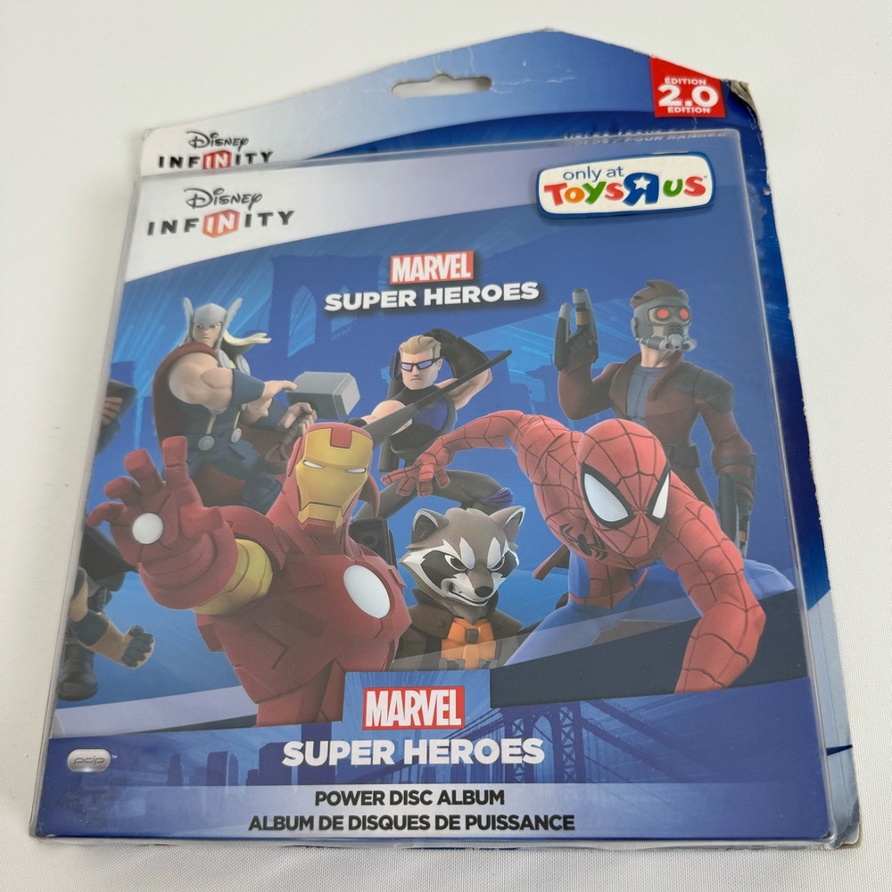 DISNEY INFINITY 2.0 MARVEL Super Heroes Power Disc Album NEW Toys R Us Exclusive